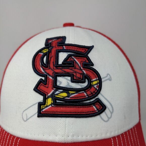 New Era 39Thirty Men's MLB St. Louis Cardinals Hat Red White Size M/L John Cole - Picture 4 of 14